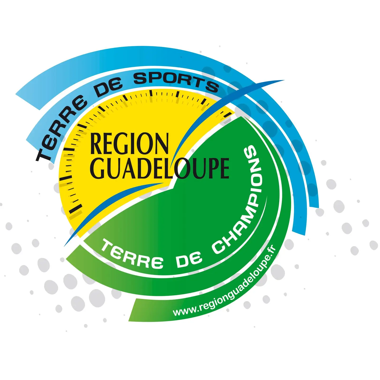 logo région Guadeloupe- Terre de sports - Terre de champions
